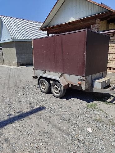 Транспорт: Прицеп-фургон двухосный. - Тип: закрытый грузовой прицеп с высоким — 3
