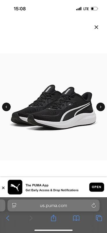 спортивный вещи: Пума 🇺🇸кроссовки 
Оригинал 💯 
Размеры 37-23.5см
39-25см, 
40-25,5см — 2