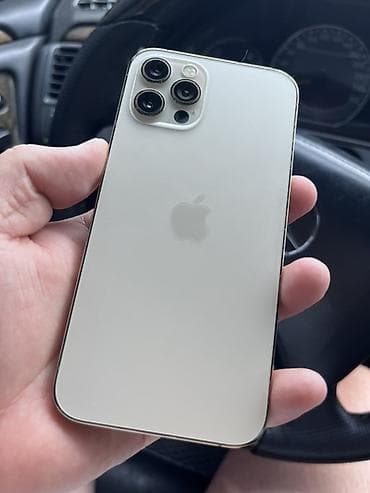 IPhone 12 Pro, Б/у, 128 ГБ, Золотой, 76 %