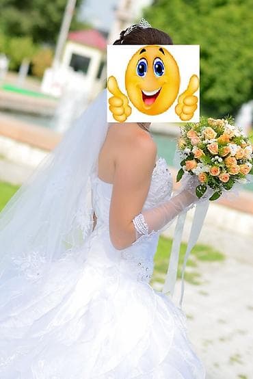 Свадебные платья: Свадебное платье.Сдаю или продаю . Платье с кольцом(ношено 1раз).в — 2