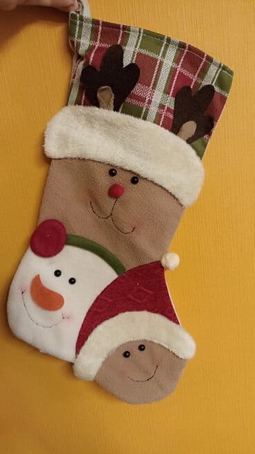 декор на новый год: Новогодний сапог, носок, для подарка — 2