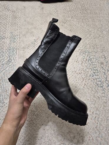 сапоги зимние женские натуральная кожа натуральный мех распродажа: Өтүктөр, 37, Колдонулган, түсү - Кара, Өзү алып кетүү, Акылуу жеткирүү — 5