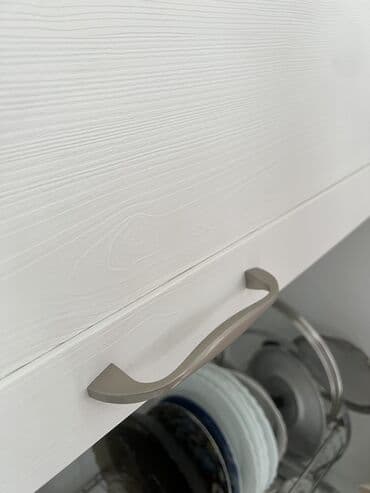 дешевая кухонная мебель от производителя: Кухонный гарнитур, цвет - Белый, МДФ — 7