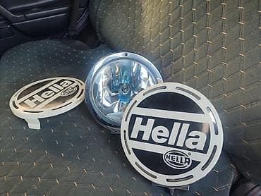 диски мерс 15: Противотуманная/дальняя круглая фара Hella Chromium luminator - — 3