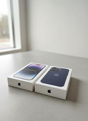 IPhone 14 Pro, Б/у, 256 ГБ, Deep Purple, Коробка