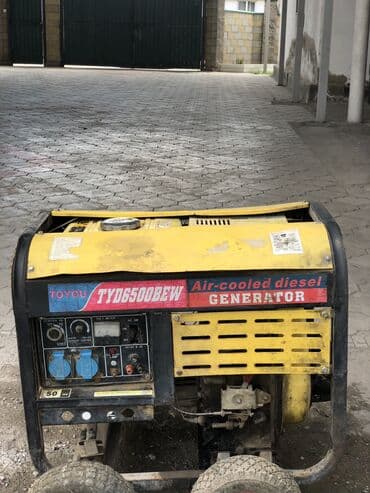 дизельные генератор: ПРОДАЮ ГЕНЕРАТОР 6.5 кВт БЕЗ АККУМУЛЯТОРА 35.000 СОМ ПО ЦЕНЕ МОЖЕМ — 4