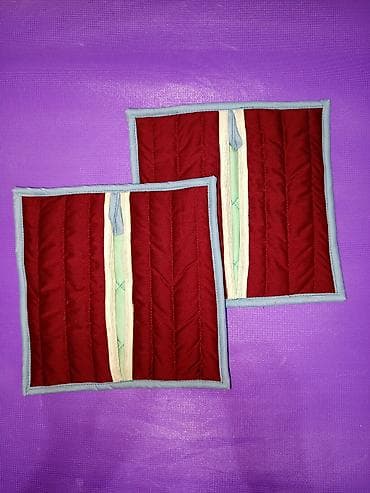 салфетки ручной работы: Кухонные прихватки ручной работы - Формы и дизайны: квадратные — 3