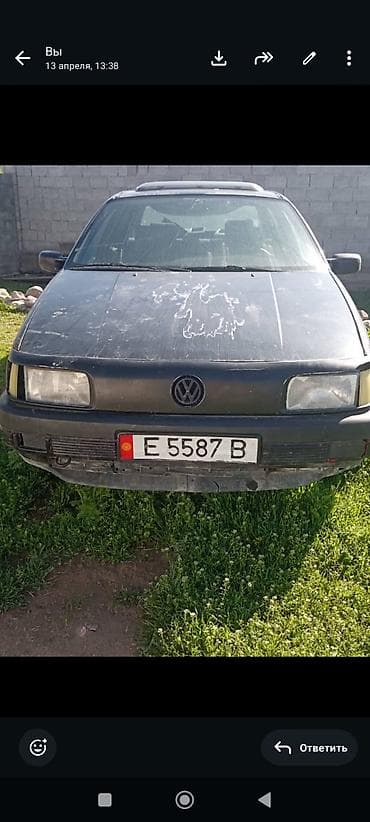 ваз samara: Volkswagen Passat: 1992 г., Седан — 2