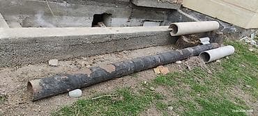 Асбестоцементные и металлические трубы — набор разной длины и