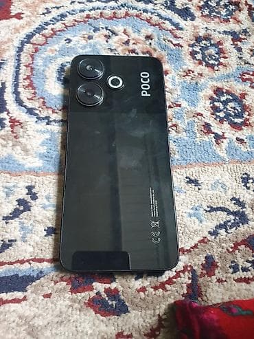 hacker nout: Poco M6, Б/у, 128 ГБ, цвет - Черный, 2 SIM — 1