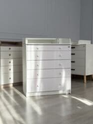 Детский комод, Новый, С пеленальным столиком, МДФ