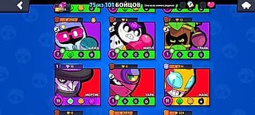 детские игры: Игровой аккаунт Brawl Stars Характеристики: - Трофеи: 25 553 - Камни — 9