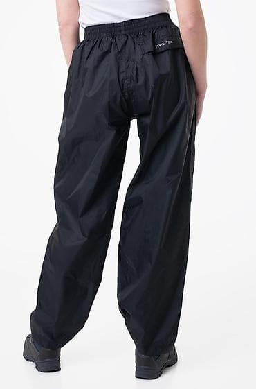 лыжный брюки: Дождевик, цвет - Черный, M — 3