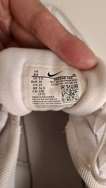 Ботинки и ботильоны: Кроссовки, 36.5, Nike, Б/у, цвет - Черный, Самовывоз — 5