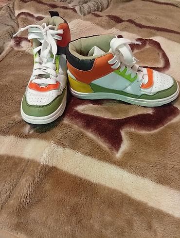 белые кросовки: Детские высокие кроссовки - Тип: кеды/кроссовки с высоким берцем, на — 2