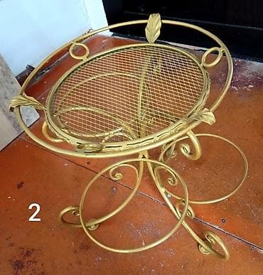 цветочный подставка: Полка, этажерка для цветов, Железо — 4