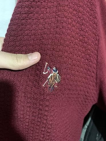 Свитера: Мужская вязаная кофта/кардиган на молнии USPA СОСТОЯНИЕ ИДЕАЛЬНОЕ — 3