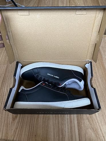 nike react: Срочно продаю мужские полуклассические Кеды Tommy Hilfiger Black ✅ — 7