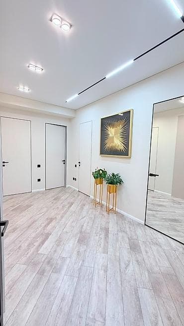 Недвижимость: 3 комнаты, 102 м², Асанбай мкр Элитка, 5 этаж, Евроремонт — 7