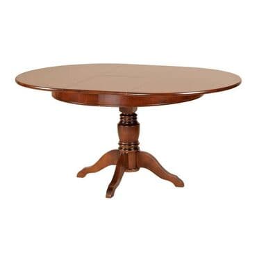 купить бизиборд: Стол круглый «элеганс» раскладной, орех, на одной ножке, размер — 2