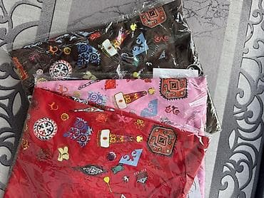 кыргыз кийимдери: Футболка ZUMRAT с этническим принтом - Материал: хлопок (мягкое — 3