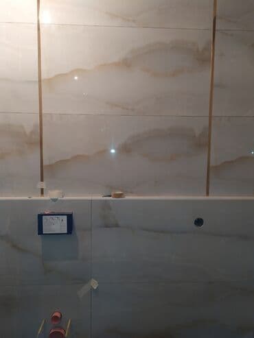 Дизайн, долборлоо: Дубалдарды коюу үчүн даярдоо, Дубалдарды грунттоо үчүн даярдоо, Плиткаларды кесүү | Карапа плиткасы, Керамогранит плиткасы, Мозаика плиткасы | Тикелей төшөө, Диагоналдуу төшөө, Горизонталдуу төшөө 6 жылдан ашык тажрыйба — 2