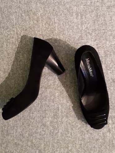 фирменная обувь из италии: Туфли Maria moro(Италия), натуральная замша, внутри натуральная кожа — 1