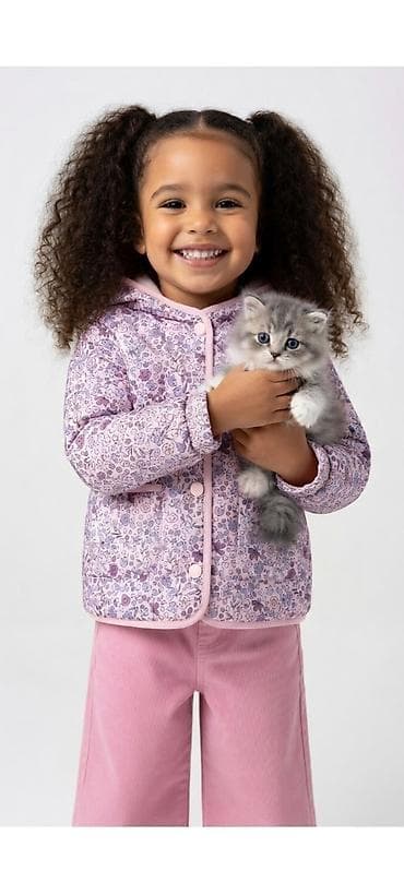 детская коляска 3 в 1: В наличии демисезонная куртка с цветочным принтом. Идеально для — 1