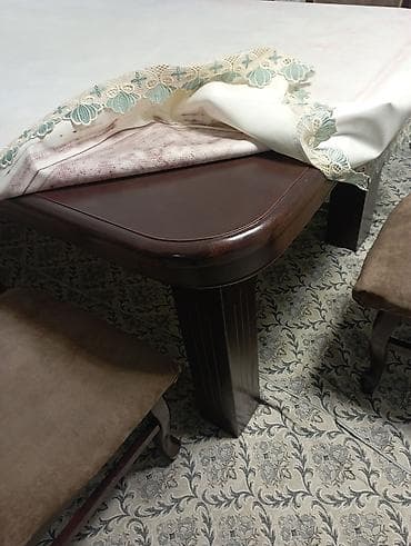 стул для парикмахерских: Стол и стул для зала, цвет - Коричневый — 9