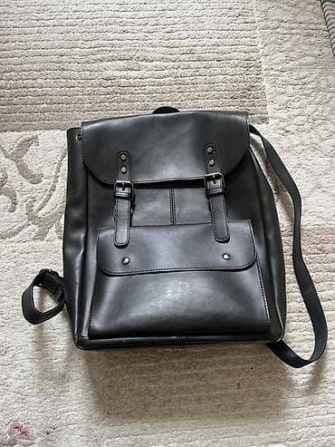 сумка курер: Рюкзак, Материал: Экокожа, Унисекс — 1