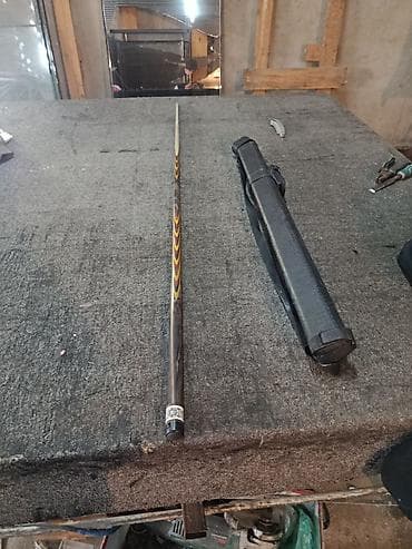 бассейн резиновый: Кий для бильярда (разборный) + чехол - Двухсоставной кий: турняк и — 1