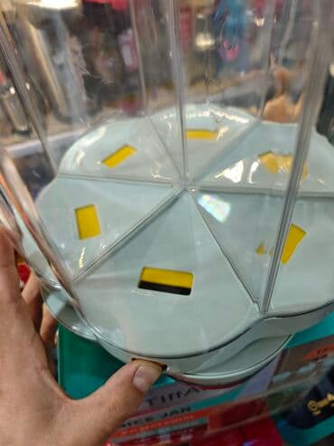 пластиковые ведра с крышкой для пищевых продуктов: Пищевой контейнер, цвет - Зеленый, Платная доставка — 8