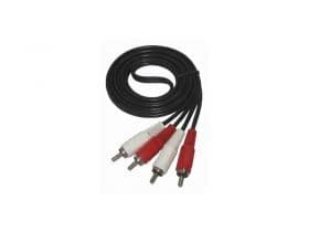 кабель для сабвуфера: Кабель 2RCA - 2RCA - 1.5 м новый Межблочный аналоговый кабель аудио 2 — 2