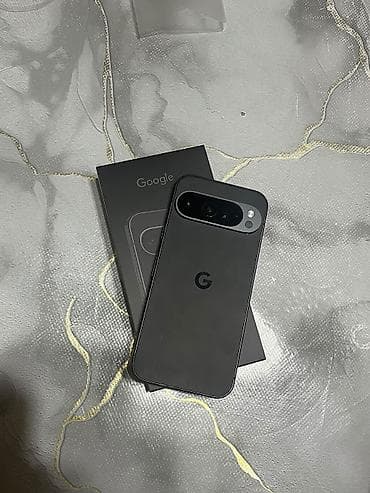 pixel 4a: Google Pixel 9 Pro, Б/у, 128 ГБ, цвет - Черный, 1 SIM, eSIM — 2