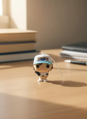 белый платия: Мини-фигурка Джастин-брелок в стиле Funko Pop. обмен на Майка,или — 1