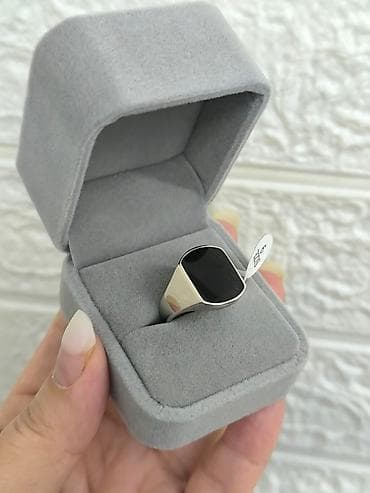 Кольцо, Печатка, Проба 925, Мужские, Новый