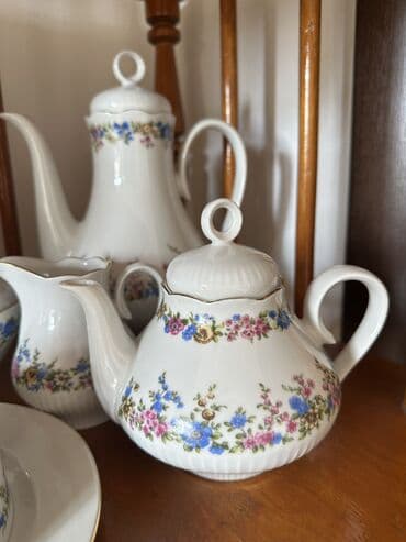 красивые посуды: Фарфор ГДР! Часть чайного сервиза «Diana” Ilmenau. Чайник большой — 1