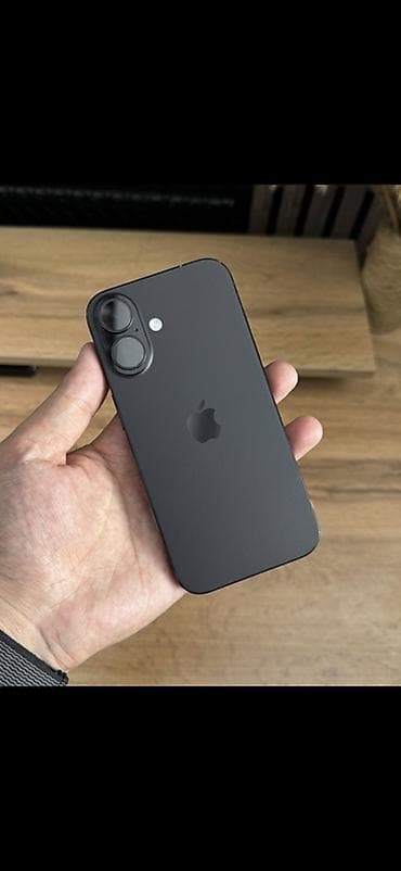 акб: IPhone 16, Б/у, 128 ГБ, Черный, Коробка, 100 % — 3