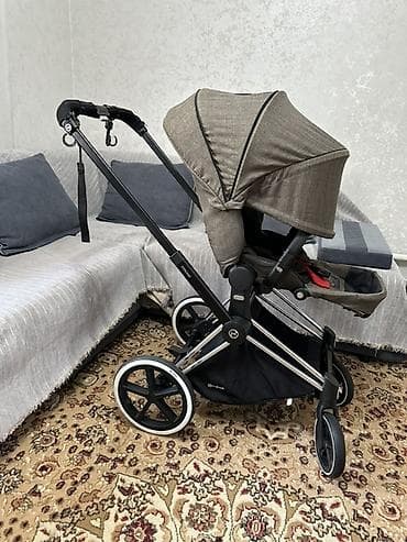 Коляски: Коляска, Cybex, цвет - Коричневый, Б/у, Самовывоз — 2
