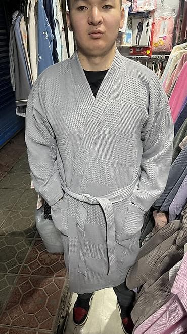 мужской банный халат: Мужской банный халат ✨ 💯 хлопок | M L XL 2XL 3XL 4XL 0-2500 сом — 7