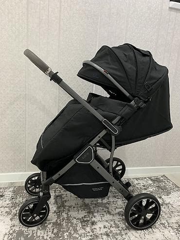 каляски новые: Коляска, Другой бренд, цвет - Черный, Новый, Самовывоз, Платная доставка — 2