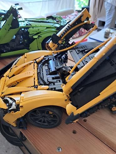 Конструктор-автомобиль McLaren P1 (жёлтый), крупномасштабная модель — 3