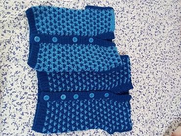 трикотажные двойки 2019: Вязаные детские жилеты ручной работы. - Модели без рукавов на — 4