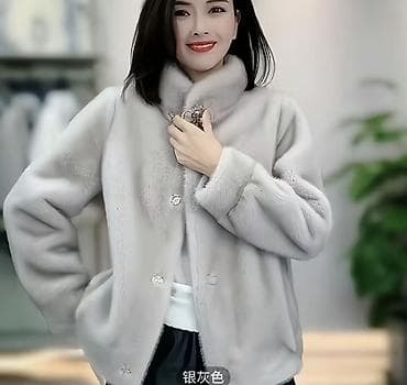 футболки блэк стар: Шуба, Короткая модель, Стандарт — 2