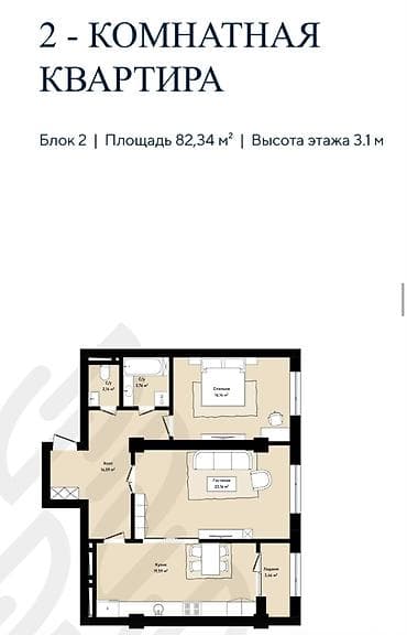 2 комнаты, 83 м², Асанбай мкр Элитка, 11 этаж, ПСО (под самоотделку) at lalafo.kg 2 комнаты, 83 м², Асанбай мкр Элитка, 11 этаж, ПСО (под самоотделку)