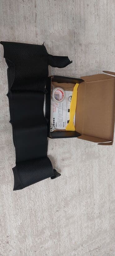 чехол для запасного колеса: Экокожа Чехол на руль, цвет - Черный, Новый, Самовывоз — 4