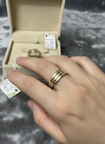 свадебное платья для беременных: Кольцо, Проба 585, Женские — 1