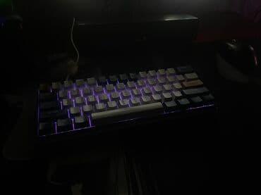 оптовая продажа ноутбуков: Клавиатура, Royal Kludge, Механическая, Bluetooth, Проводное подключение, Размер: 60% — 1