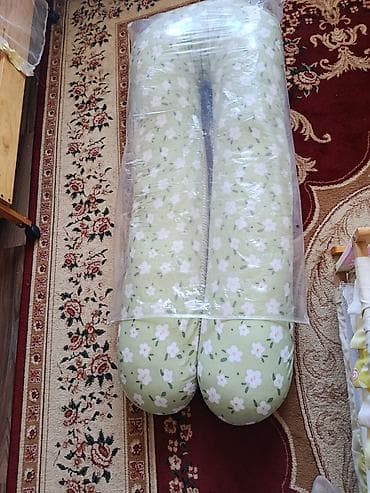 Наматрасники и топперы: Б/У U-образная подушка для беременных. - Чехол: хлопковая ткань на — 1