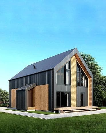 Каркасные дома под ключ. Цена 400$$ Афрейм -барнхаус Афрейм -барнхаус